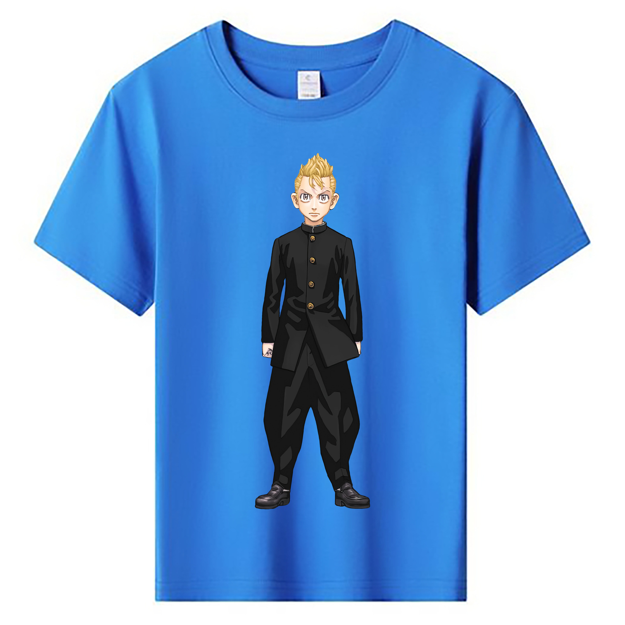 （画像用） 東京リベンジャーズ Tokyo Revengers 綿100％キッズTシャツ（フロントプリント）